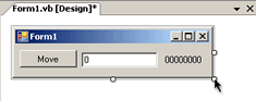 Resize the form
