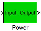 Power simulink block