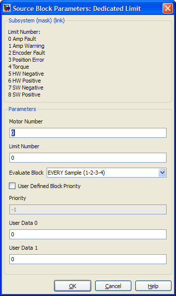 Arc Tangent Parameters Dialog Box