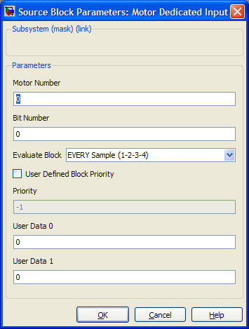 Arc Tangent Parameters Dialog Box
